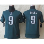 nike youth nfl jerseys philadelphia eagles #9 foles green[nike limited]