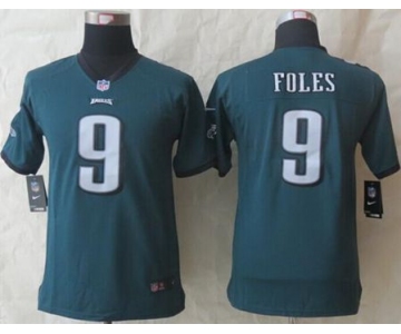 nike youth nfl jerseys philadelphia eagles #9 foles green[nike limited]