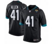 Jacksonville Jaguars #41 Josh Allen Game Black Team Color Football Jersey