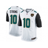 Men Nike Jacksonville Jaguars #10 Jaelen Strong Game White NFL Jersey