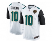 Men Nike Jacksonville Jaguars #10 Jaelen Strong Game White NFL Jersey