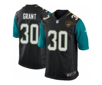 Men Nike Jacksonville Jaguars #30 Corey Grant Game Black Alternate NFL Jersey