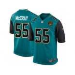 Men Nike Jacksonville Jaguars #55 Lerentee McCray Game Teal Green Team Color NFL Jersey