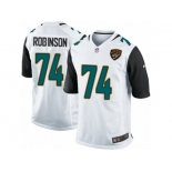 Men Nike Jacksonville Jaguars #74 Cam Robinson Game White NFL Jersey