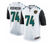 Men Nike Jacksonville Jaguars #74 Cam Robinson Game White NFL Jersey