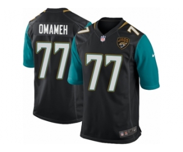 Men Nike Jacksonville Jaguars #77 Patrick Omameh Game Black Alternate NFL Jersey