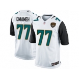 Men Nike Jacksonville Jaguars #77 Patrick Omameh Game White NFL Jersey