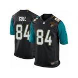 Men Nike Jacksonville Jaguars #84 Keelan Cole Game Black Alternate NFL Jersey