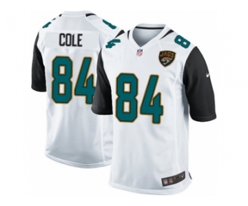 Men Nike Jacksonville Jaguars #84 Keelan Cole Game White NFL Jersey