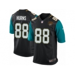 Men Nike Jacksonville Jaguars #88 Allen Hurns Game Black Alternate NFL Jersey