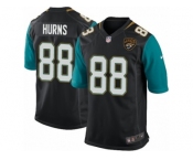 Men Nike Jacksonville Jaguars #88 Allen Hurns Game Black Alternate NFL Jersey