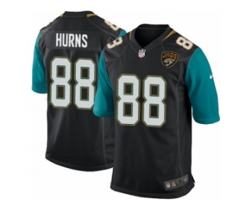 Men Nike Jacksonville Jaguars #88 Allen Hurns Game Black Alternate NFL Jersey