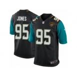 Men Nike Jacksonville Jaguars #95 Abry Jones Game Black Alternate NFL Jersey