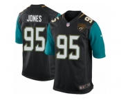 Men Nike Jacksonville Jaguars #95 Abry Jones Game Black Alternate NFL Jersey