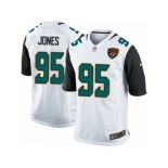 Men Nike Jacksonville Jaguars #95 Abry Jones Game White NFL Jersey