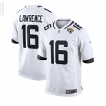 Men's Jacksonville Jaguars #16 Lawrence Game White 2021 New Football Jersey