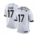 Men's Jacksonville Jaguars #17 DJ Chark Game White Football Jersey