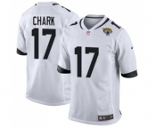 Men's Jacksonville Jaguars #17 DJ Chark Game White Football Jersey