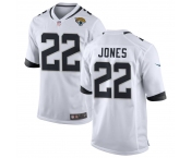 Men's Jacksonville Jaguars #22 Jarrian Jones White Team Game Nike Jerseys