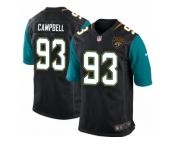 Men's Jacksonville Jaguars #93 Calais Campbell Nike Black Game Jersey