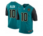 Men's Nike Jacksonville Jaguars #10 Brandon Allen Game Teal Green Team Color NFL Jersey