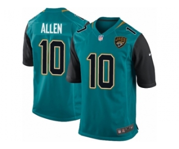 Men's Nike Jacksonville Jaguars #10 Brandon Allen Game Teal Green Team Color NFL Jersey