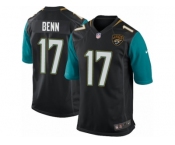 Men's Nike Jacksonville Jaguars #17 Arrelious Benn Game Black Alternate NFL Jersey