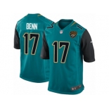 Men's Nike Jacksonville Jaguars #17 Arrelious Benn Game Teal Green Team Color NFL Jersey