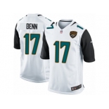 Men's Nike Jacksonville Jaguars #17 Arrelious Benn Game White NFL Jersey