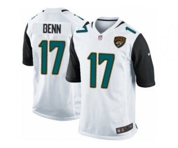 Men's Nike Jacksonville Jaguars #17 Arrelious Benn Game White NFL Jersey