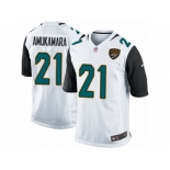 Men's Nike Jacksonville Jaguars #21 Prince Amukamara Game White NFL Jersey