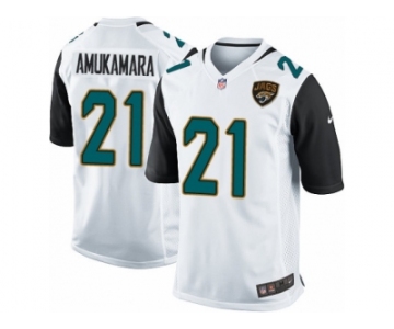 Men's Nike Jacksonville Jaguars #21 Prince Amukamara Game White NFL Jersey