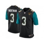 Men's Nike Jacksonville Jaguars #3 Brad Nortman Game Black Alternate NFL Jersey