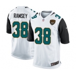 Men's Nike Jacksonville Jaguars #38 Jalen Ramsey Game White NFL Jersey