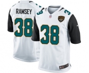 Men's Nike Jacksonville Jaguars #38 Jalen Ramsey Game White NFL Jersey