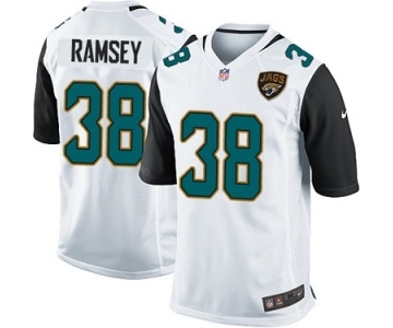 Men's Nike Jacksonville Jaguars #38 Jalen Ramsey Game White NFL Jersey