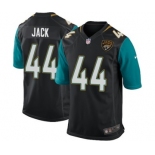 Men's Nike Jacksonville Jaguars #44 Myles Jack Game Black Alternate NFL Jersey