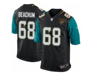 Men's Nike Jacksonville Jaguars #68 Kelvin Beachum Game Black Alternate NFL Jersey