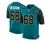 Men's Nike Jacksonville Jaguars #68 Kelvin Beachum Game Teal Green Team Color NFL Jersey