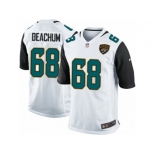 Men's Nike Jacksonville Jaguars #68 Kelvin Beachum Game White NFL Jersey