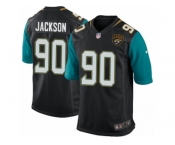 Men's Nike Jacksonville Jaguars #90 Malik Jackson Game Black Alternate NFL Jersey