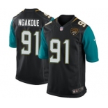 Men's Nike Jacksonville Jaguars #91 Yannick Ngakoue Game Black Alternate NFL Jersey