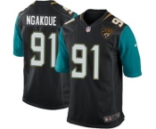 Men's Nike Jacksonville Jaguars #91 Yannick Ngakoue Game Black Alternate NFL Jersey