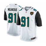 Men's Nike Jacksonville Jaguars #91 Yannick Ngakoue Game White NFL Jersey