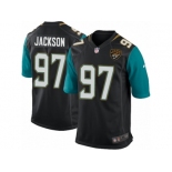 Men's Nike Jacksonville Jaguars #97 Malik Jackson Game Black Alternate NFL Jersey