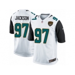 Men's Nike Jacksonville Jaguars #97 Malik Jackson Game White NFL Jersey