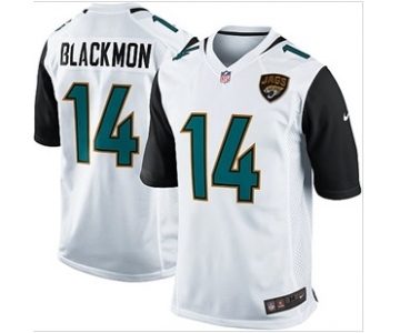 nike nfl jerseys jacksonville jaguars #14 blackmon white[new game]