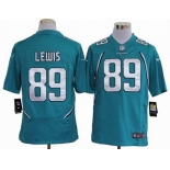 nike nfl jerseys jacksonville jaguars #89 lewis green[game]