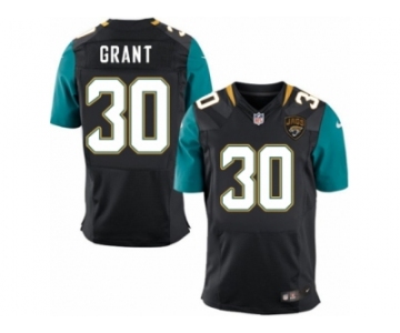 Men Nike Jacksonville Jaguars #30 Corey Grant Elite Black Alternate NFL Jersey