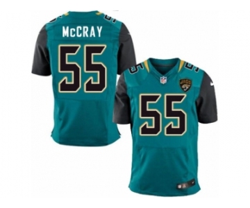 Men Nike Jacksonville Jaguars #55 Lerentee McCray Elite Teal Green Team Color NFL Jersey